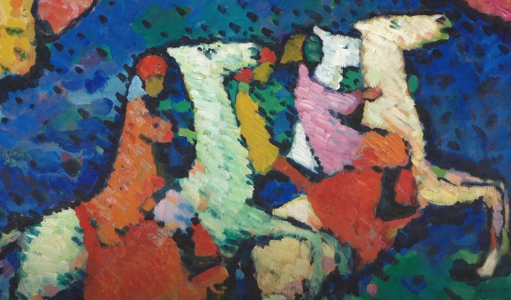 The centre of attraction Blue Mountain by Kandinsky