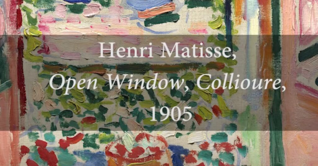 Open Window, Collioure, Matisse