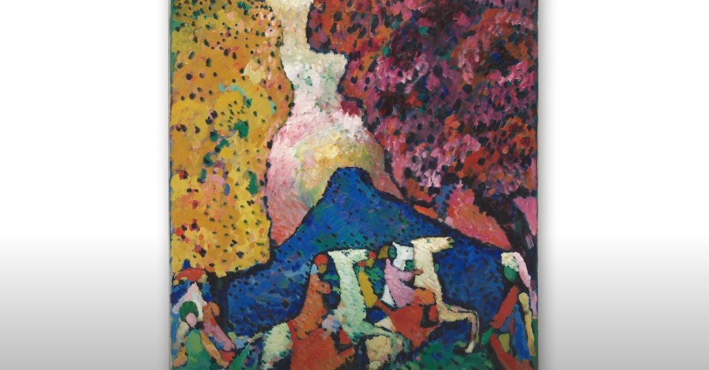 Blue Mountain Kandinsky