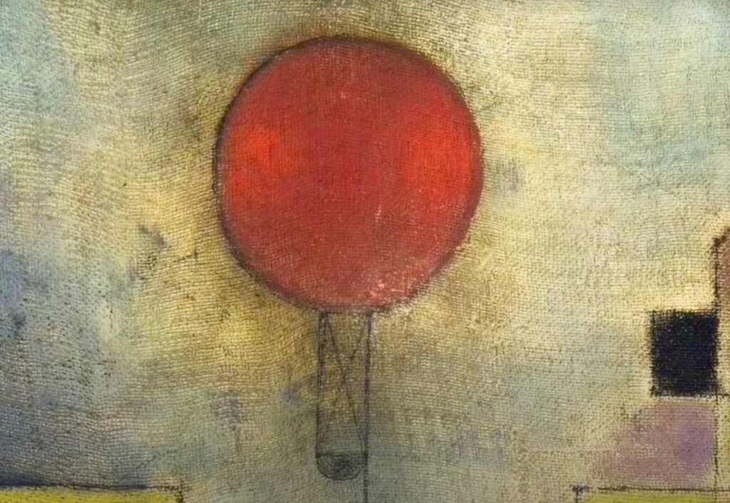 Red Central Globe Paul Klee