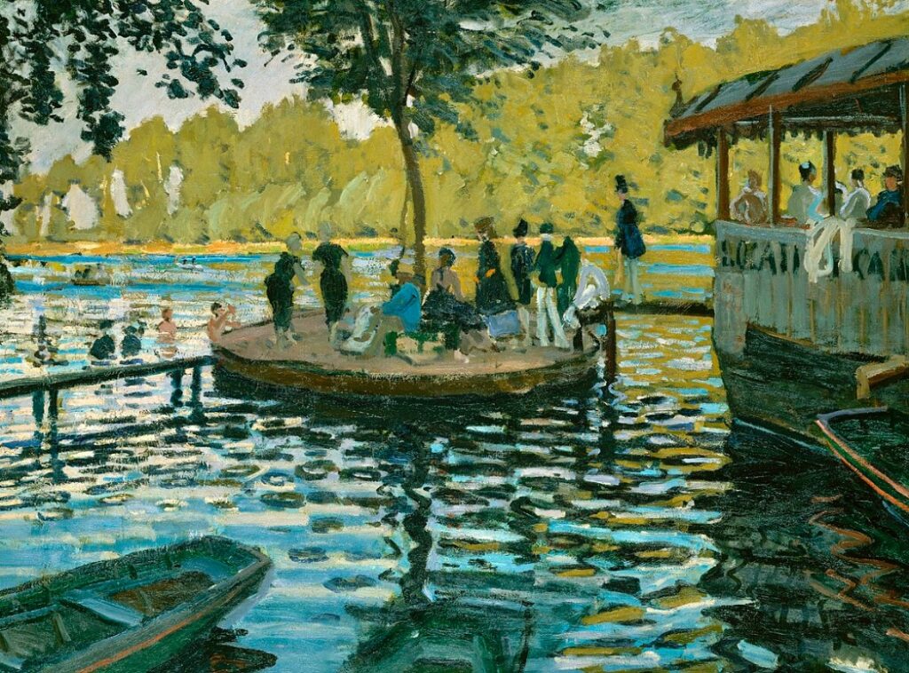 Bain a la Grenouiller Claude Monet