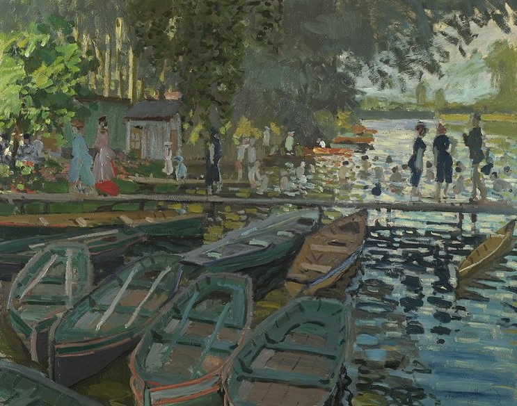 Claude Monet, Bathers at La Grenouillère, 1869