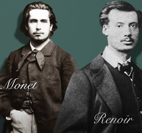Claude Monet and Pierre-Auguste Renoir