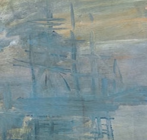 Impression Sunrise by Claude Monet Details 3