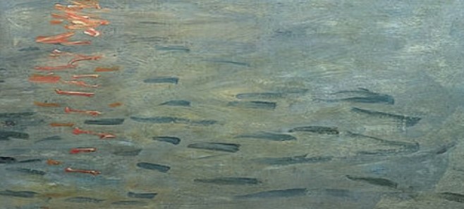 Impression Sunrise by Claude Monet Detail 4