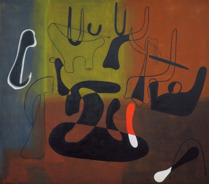 Joan Miró Painting 1933 Composition