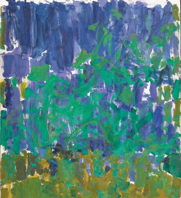 Left Panel of Posted by Joan Mitchell
