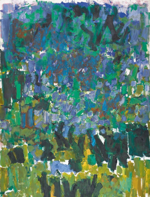 Right Panel of Posted by Joan Mitchell