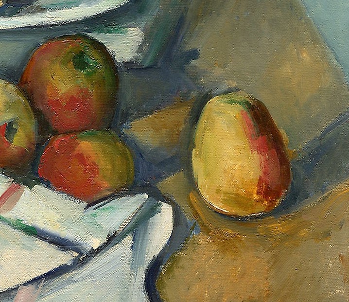 Shadow effect on The Basket of Apples by Paul Cézanne