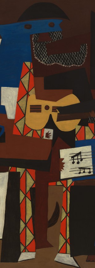 A harlequin in picasso's musics representing himself