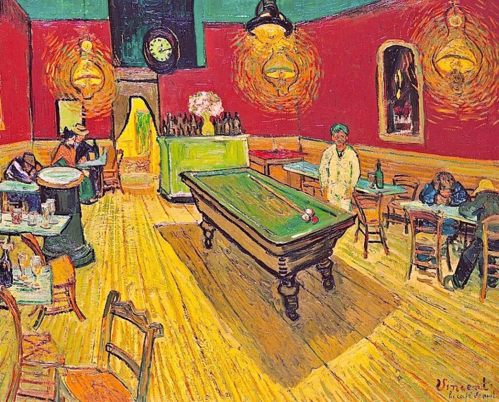 Le Café de nuit Vincent Van Gogh
