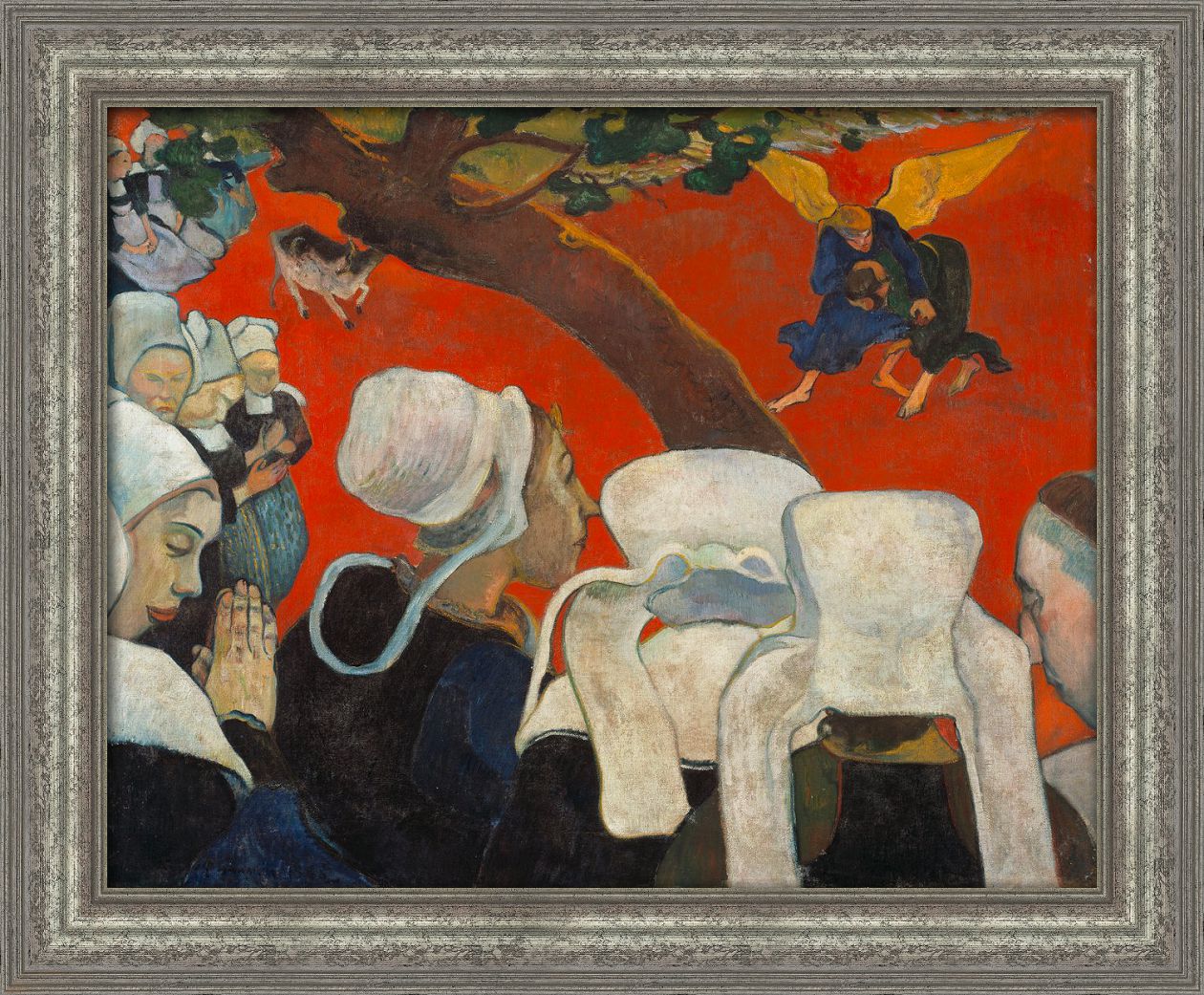 Vision after the sermon by paul gauguin