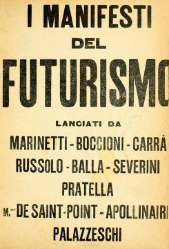 First manifesto of Italian futurism 