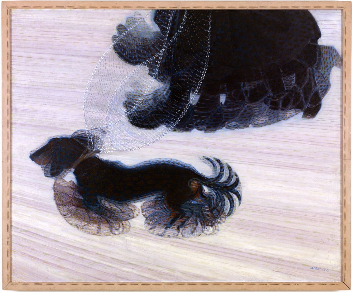Giacomo Balla Dynamism Of A Dog On A Leash - 1912