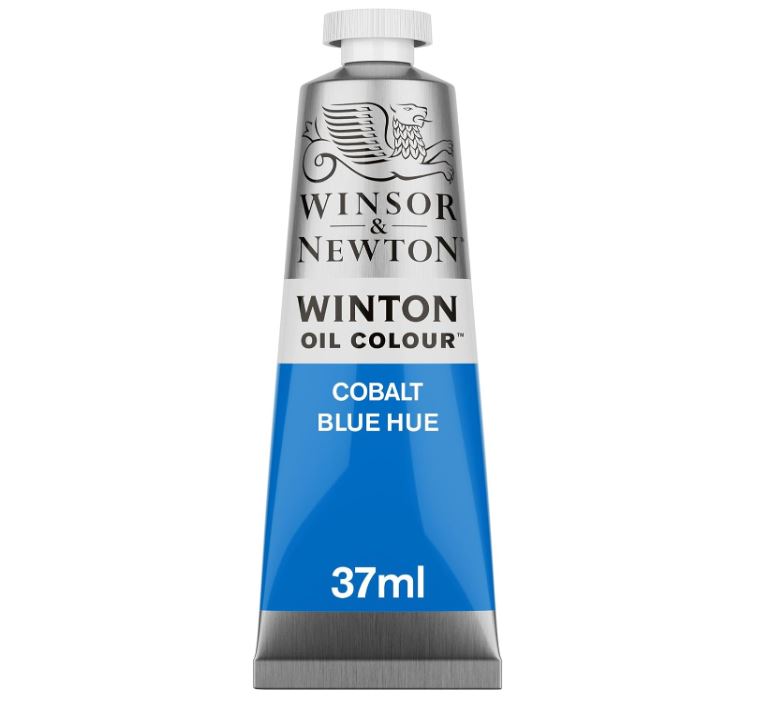Winsor & Newton Winton Oil Color, 37ml (1.25-oz) Tube, Cobalt Blue Hue Oil Painting Kit For Beginners