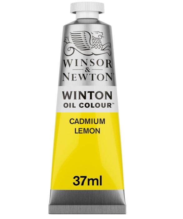 Winsor & Newton Winton Oil Color, 37ml (1.25-oz) Tube, Cadmium Lemon Oil Painting Kit For Beginners