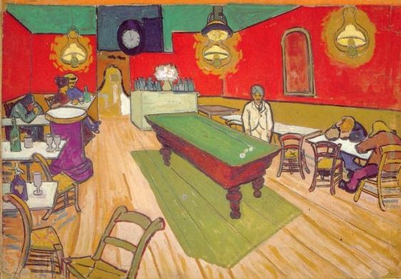 Night café on Place Lamartine, Vincent van Gogh
